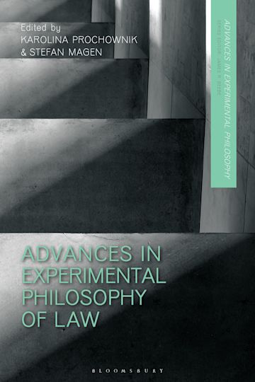 Advances in Experimental Philosophy of Law cover