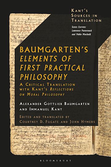 Baumgarten's Elements of First Practical Philosophy cover