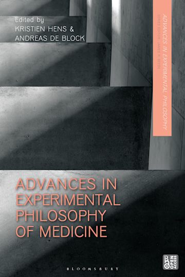 Advances in Experimental Philosophy of Medicine cover