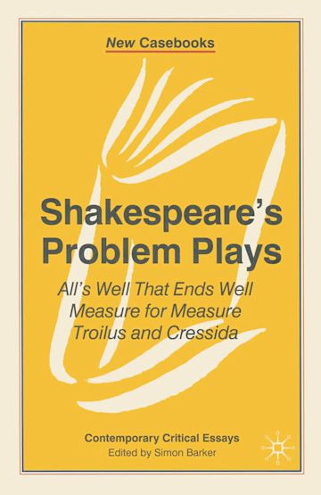 Shakespeare's Problem Plays cover
