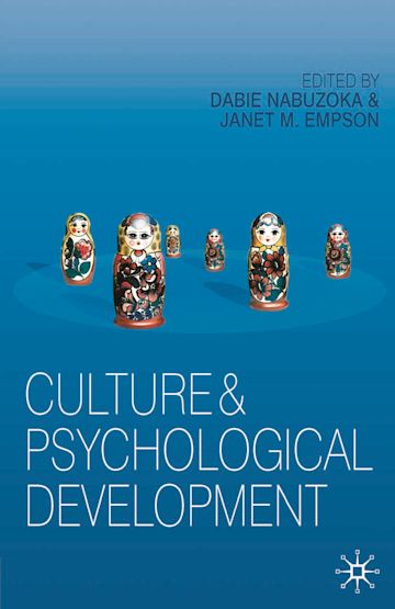 Culture and Psychological Development cover