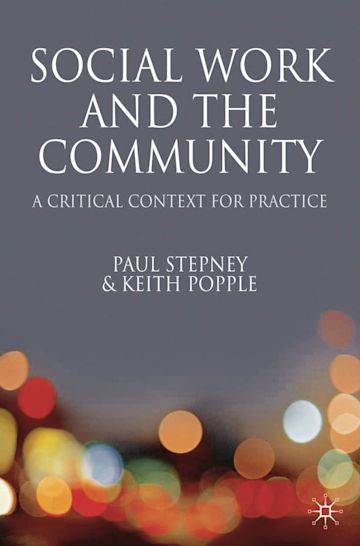 Social Work and the Community cover