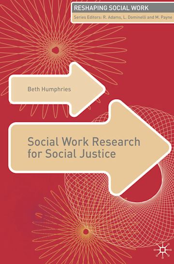 Social Work Research for Social Justice cover