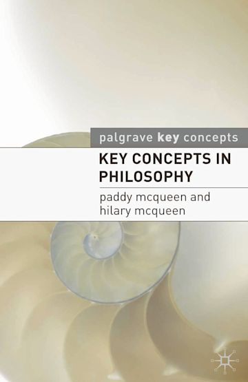 Key Concepts in Philosophy cover