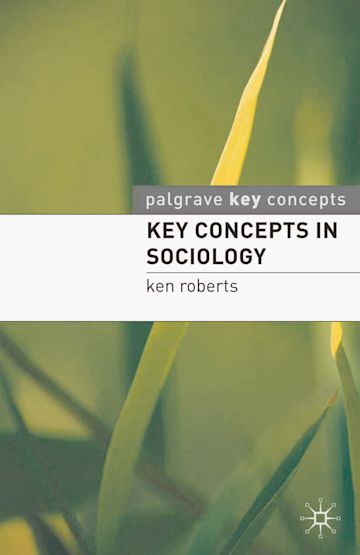 Key Concepts in Sociology cover