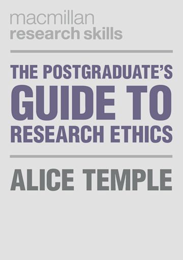 The Postgraduate's Guide to Research Ethics cover