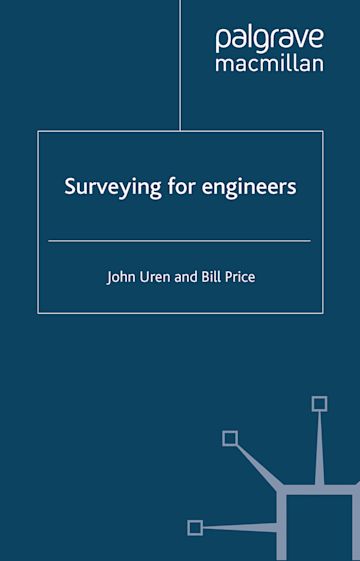 Surveying for Engineers cover