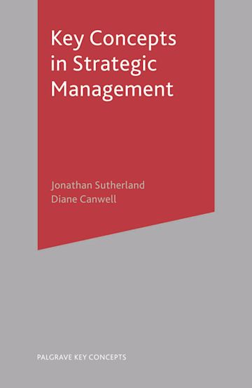 Key Concepts in Strategic Management cover