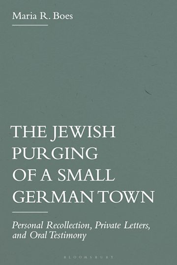 The Jewish Purging of a Small German Town cover