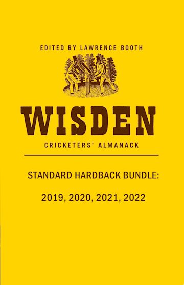 Wisden Cricketers' Almanack 2019-2022 (Standard Hardback Bundle) cover