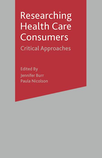 Researching Health Care 'Consumers' cover