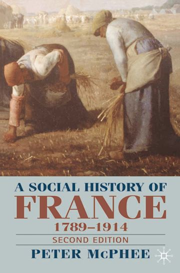 A Social History of France 1780-1914 cover