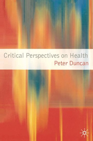 Critical Perspectives on Health cover