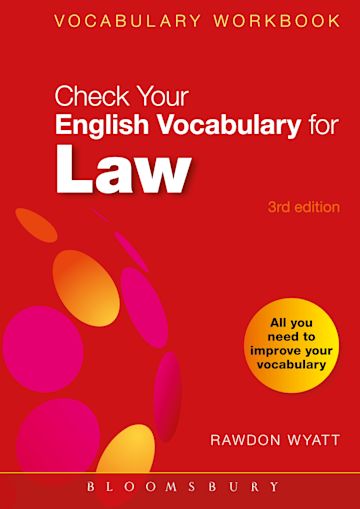 Check Your English Vocabulary for Law cover