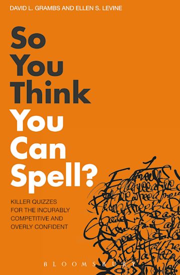 So You Think You Can Spell? cover