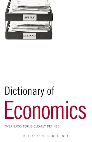 Dictionary of Economics cover