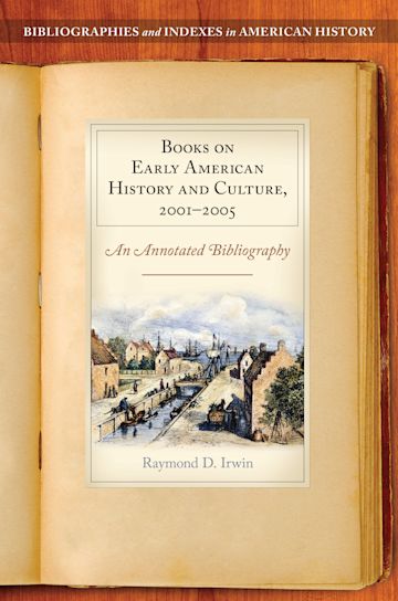 Books on Early American History and Culture, 2001–2005 cover