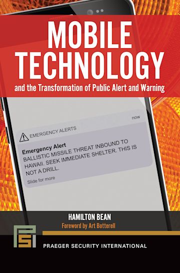 Mobile Technology and the Transformation of Public Alert and Warning cover