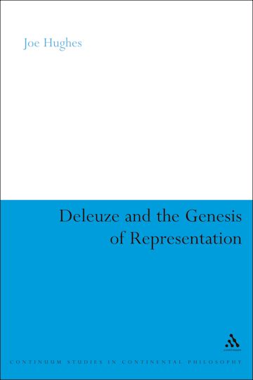 Deleuze and the Genesis of Representation cover