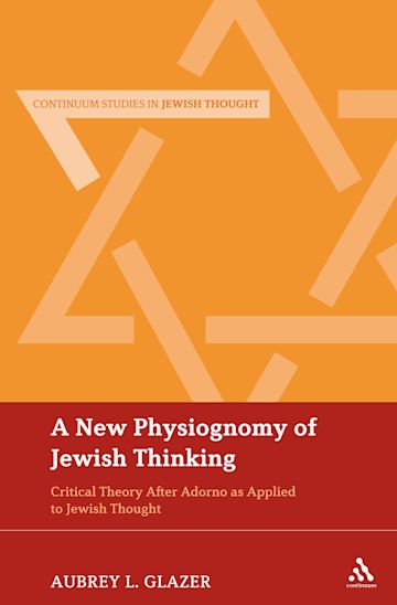 A New Physiognomy of Jewish Thinking cover