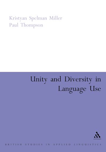 Unity and Diversity in Language Use cover