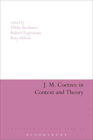 J. M. Coetzee in Context and Theory cover