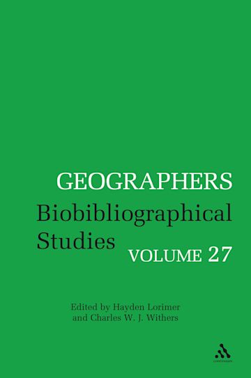 Geographers cover