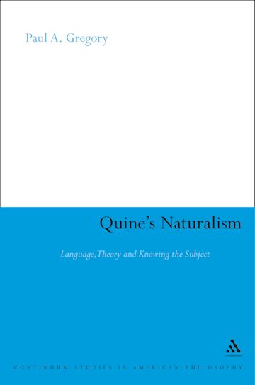 Quine's Naturalism cover