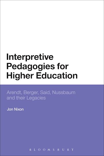 Interpretive Pedagogies for Higher Education cover