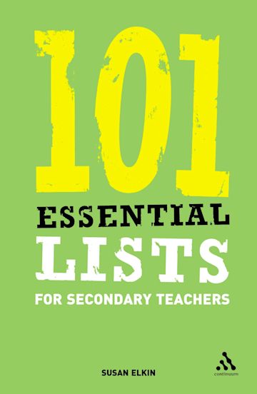 101 Essential Lists for Secondary Teachers cover