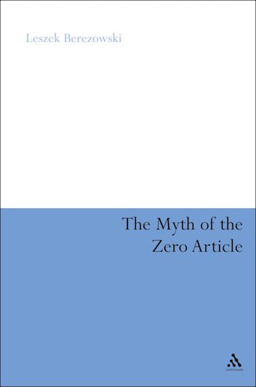 The Myth of the Zero Article cover