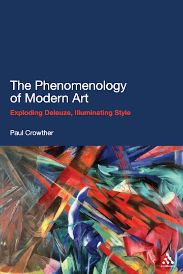 The Phenomenology of Modern Art cover