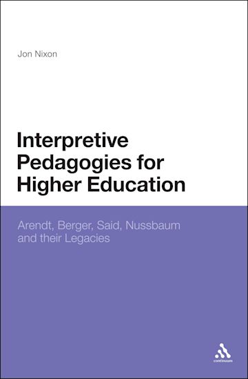 Interpretive Pedagogies for Higher Education cover