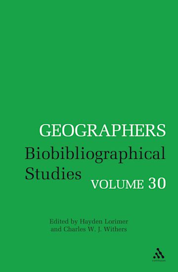 Geographers cover