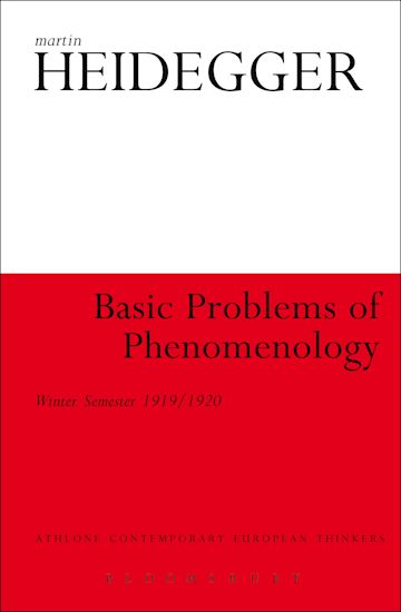 Basic Problems of Phenomenology cover