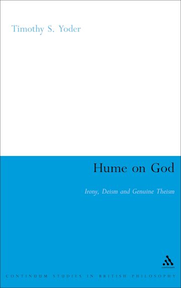 Hume on God cover