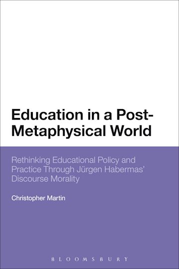 Education in a Post-Metaphysical World cover