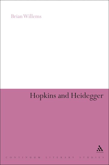 Hopkins and Heidegger cover