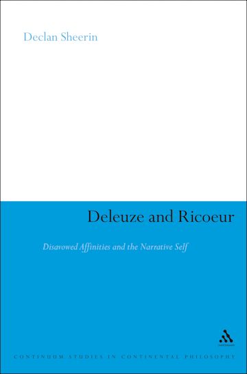 Deleuze and Ricoeur cover