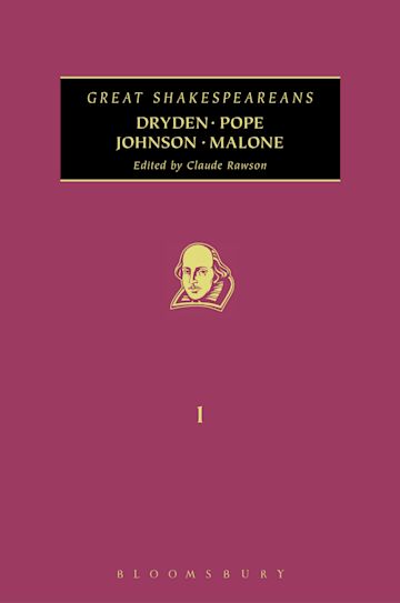 Dryden, Pope, Johnson, Malone cover