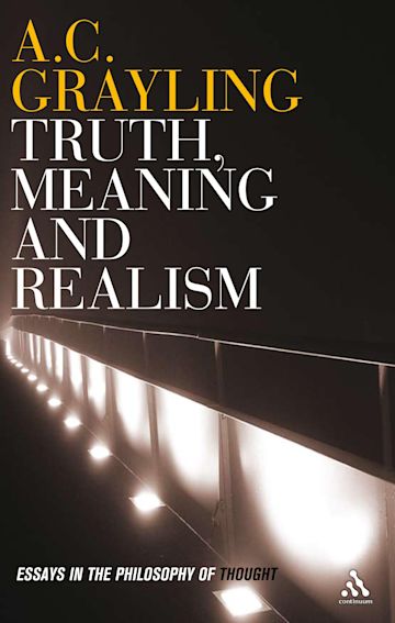 Truth, Meaning and Realism cover