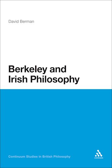 Berkeley and Irish Philosophy cover