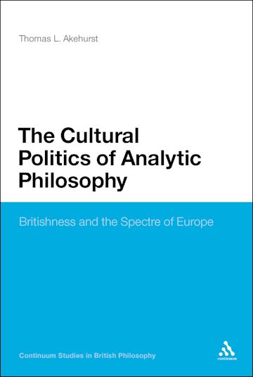 The Cultural Politics of Analytic Philosophy cover