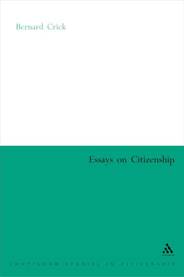 Essays on Citizenship cover