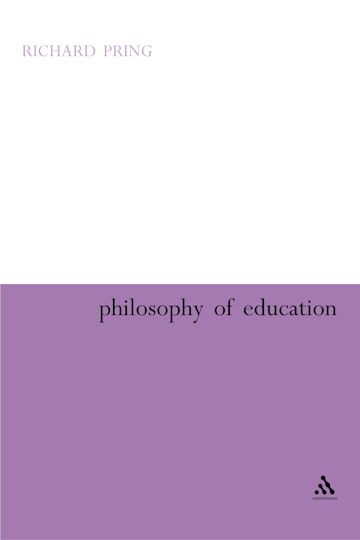 The Philosophy of Education cover