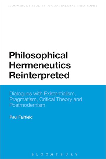 Philosophical Hermeneutics Reinterpreted cover