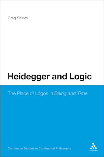 Heidegger and Logic cover