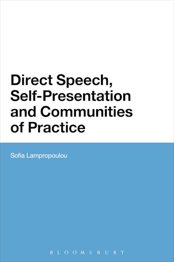 Direct Speech, Self-presentation and Communities of Practice cover