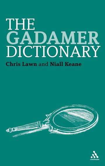 The Gadamer Dictionary cover