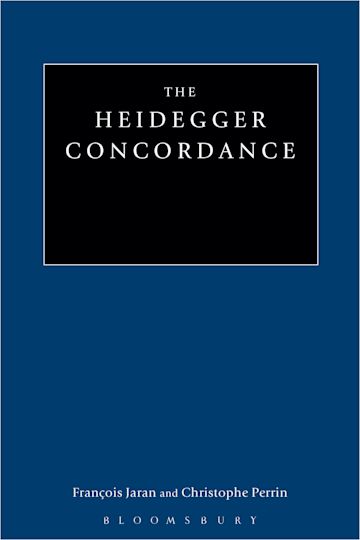 The Heidegger Concordance cover